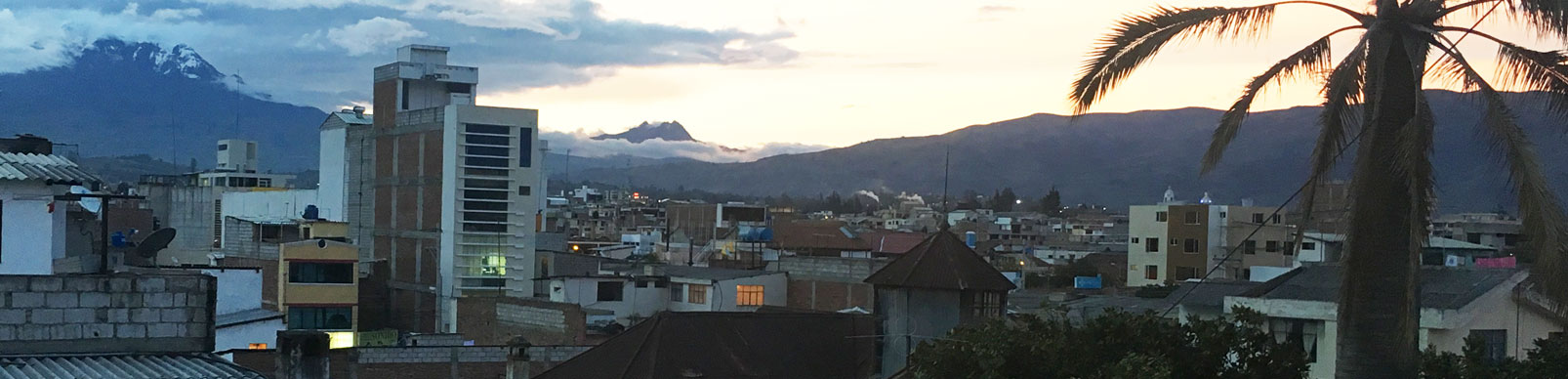 Margaret Leland's The Sun Sets on a Complex City photo taken in Ecuador